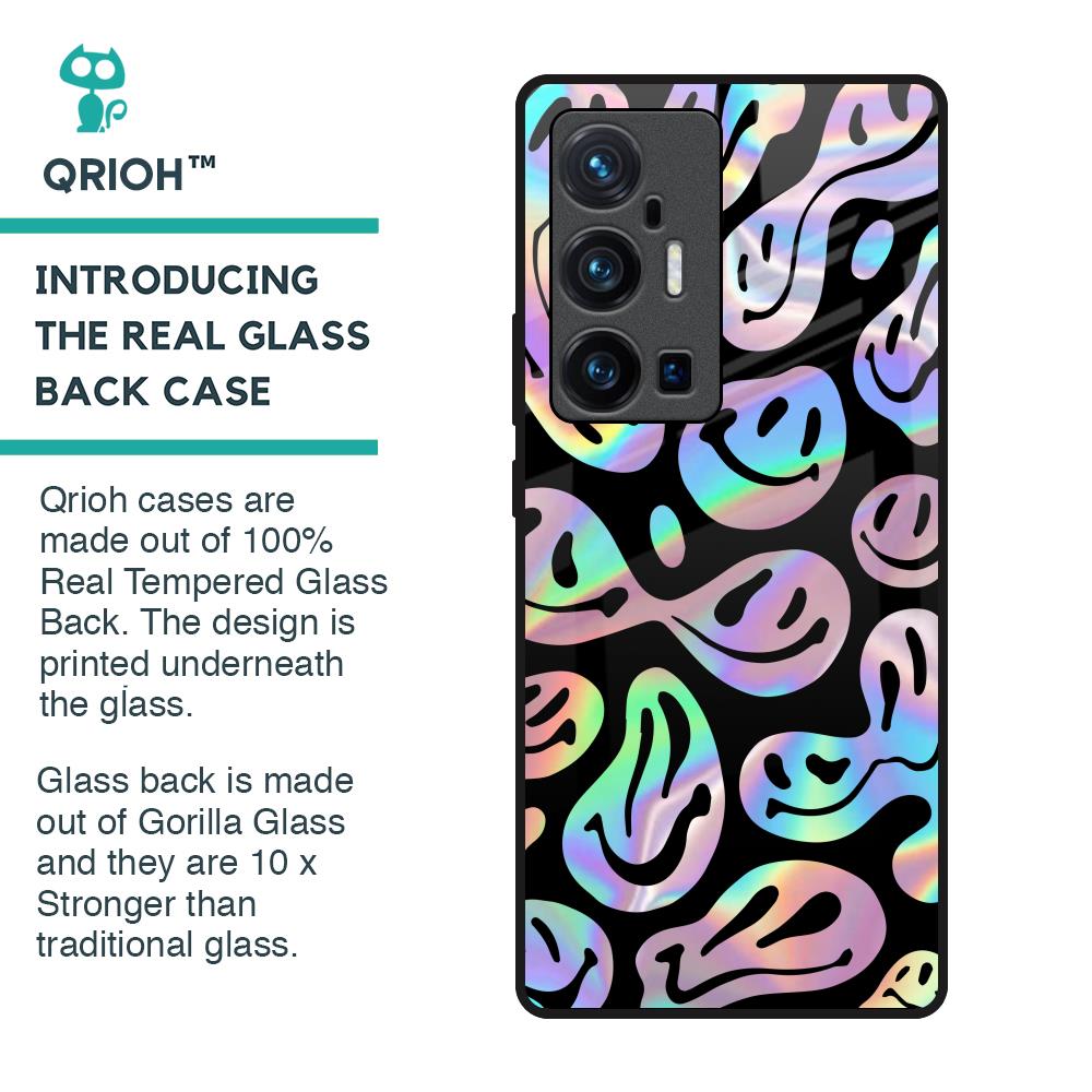Acid Smile Glass Case for Vivo X70 Pro Plus