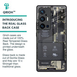 Skeleton Inside Glass Case for Vivo X70 Pro Plus