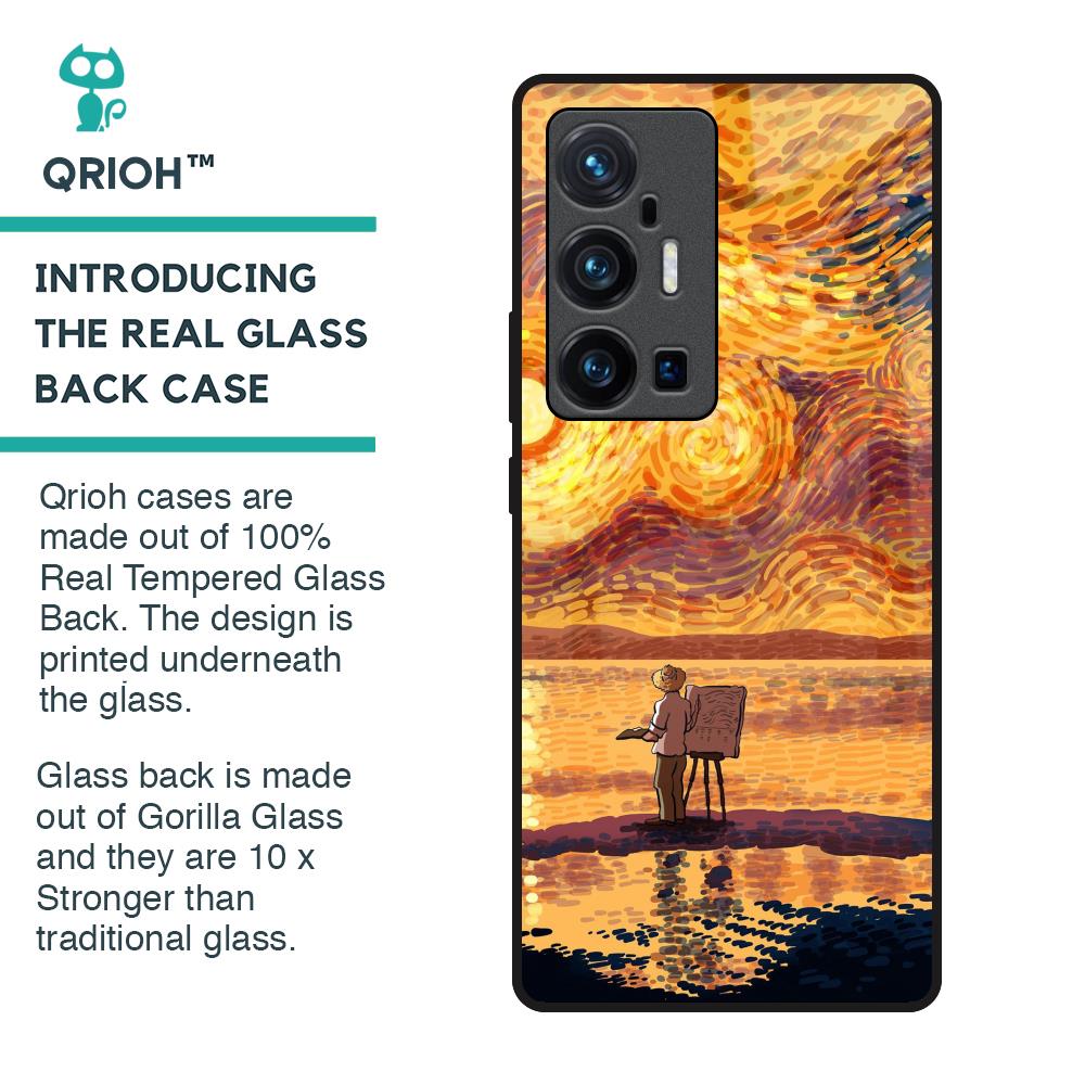 Sunset Vincent Glass Case for Vivo X70 Pro Plus