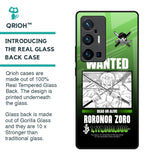 Zoro Wanted Glass Case for Vivo X70 Pro Plus