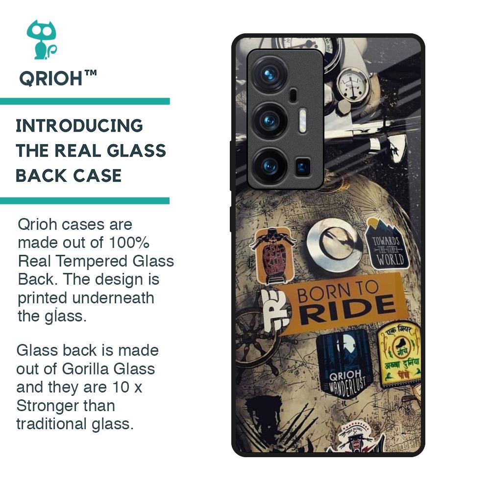 Ride Mode On Glass Case for Vivo X70 Pro Plus
