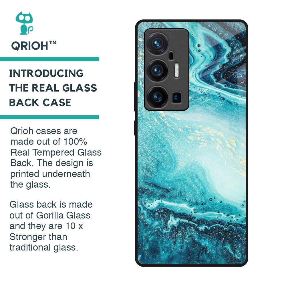 Sea Water Glass Case for Vivo X70 Pro Plus