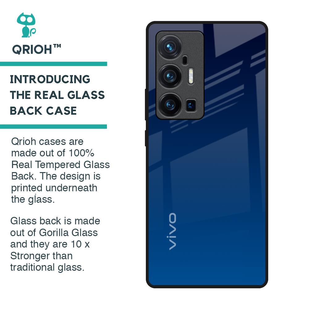 Very Blue Glass Case for Vivo X70 Pro Plus