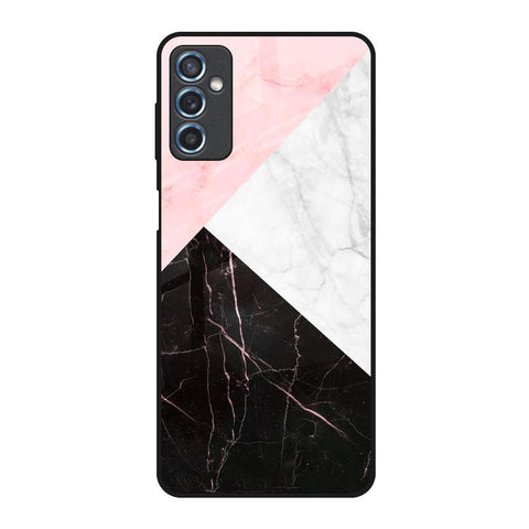 Marble Collage Art Samsung Galaxy M52 5G Glass Back Cover Online