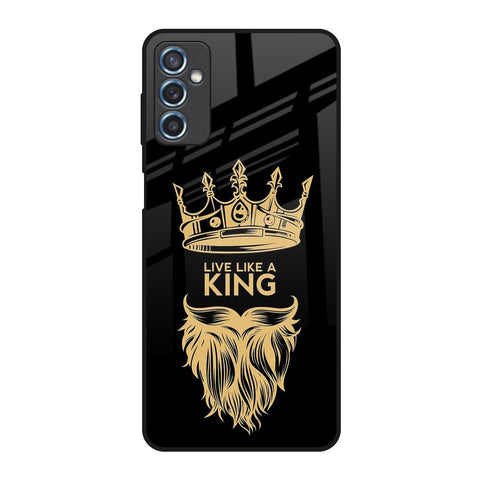 King Life Samsung Galaxy M52 5G Glass Back Cover Online