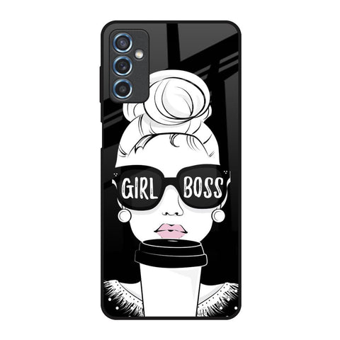 Girl Boss Samsung Galaxy M52 5G Glass Back Cover Online