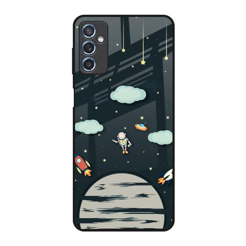 Astronaut Dream Samsung Galaxy M52 5G Glass Back Cover Online