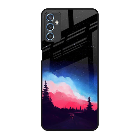 Drive In Dark Samsung Galaxy M52 5G Glass Back Cover Online