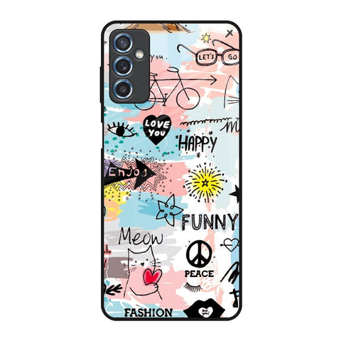 Just For You Samsung Galaxy M52 5G Glass Back Cover Online