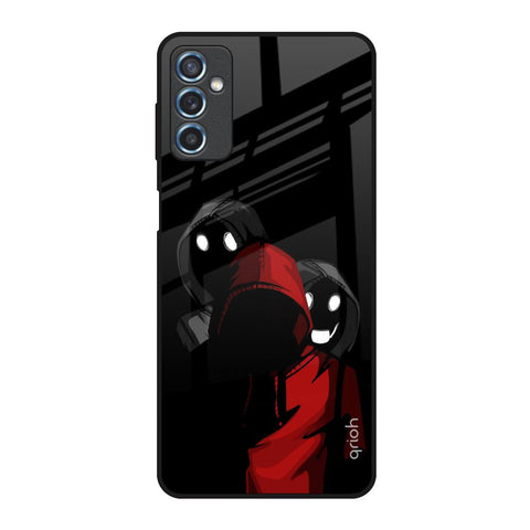 Shadow Character Samsung Galaxy M52 5G Glass Back Cover Online