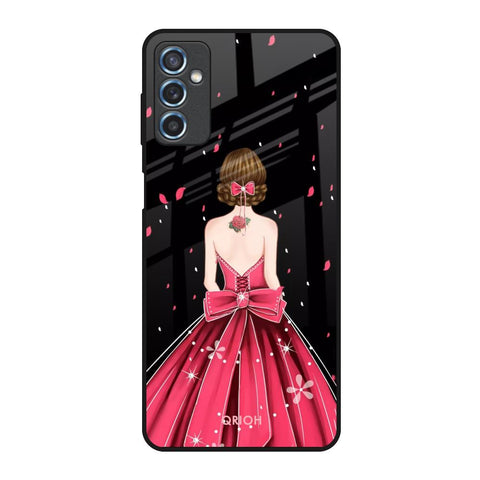 Fashion Princess Samsung Galaxy M52 5G Glass Back Cover Online