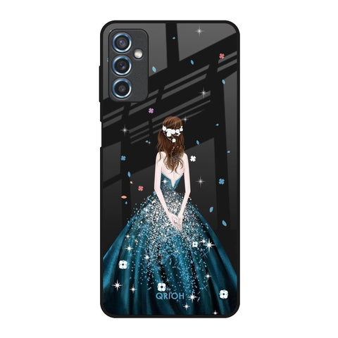 Queen Of Fashion Samsung Galaxy M52 5G Glass Back Cover Online