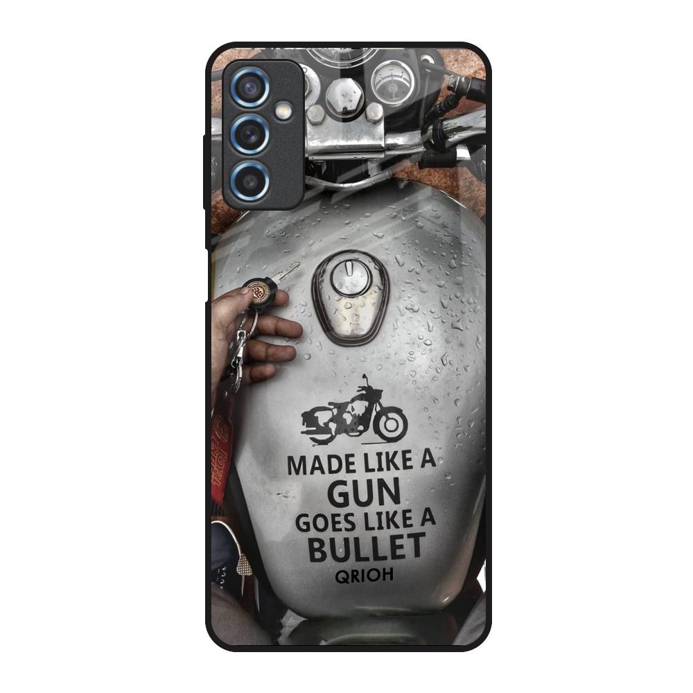 Royal Bike Samsung Galaxy M52 5G Glass Back Cover Online
