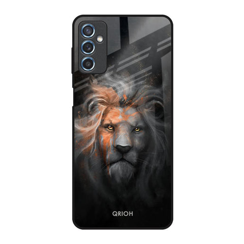 Devil Lion Samsung Galaxy M52 5G Glass Back Cover Online