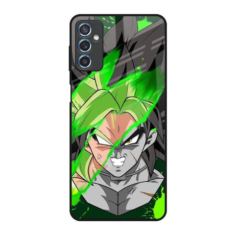 Anime Green Splash Samsung Galaxy M52 5G Glass Back Cover Online