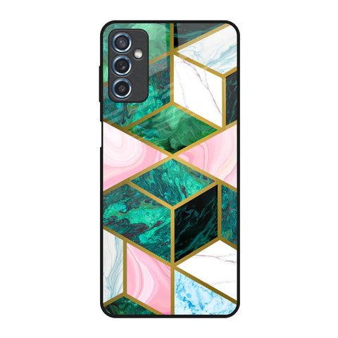 Seamless Green Marble Samsung Galaxy M52 5G Glass Back Cover Online