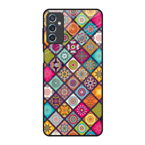 Multicolor Mandala Samsung Galaxy M52 5G Glass Back Cover Online