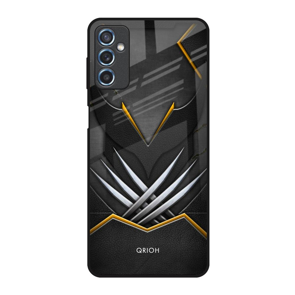 Black Warrior Samsung Galaxy M52 5G Glass Back Cover Online