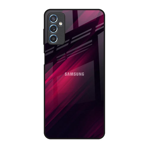 Razor Black Samsung Galaxy M52 5G Glass Back Cover Online