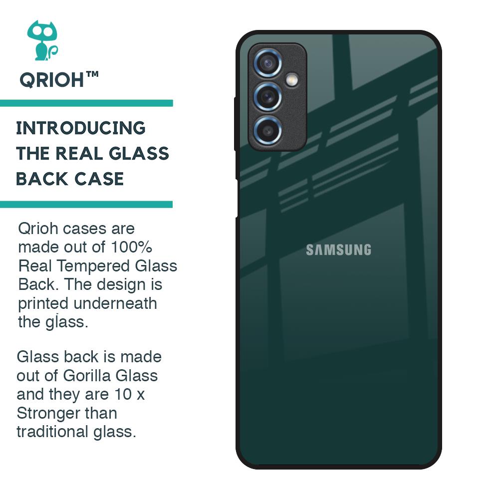 Olive Glass Case for Samsung Galaxy M52 5G