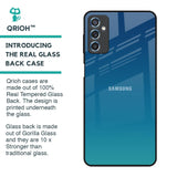 Celestial Blue Glass Case For Samsung Galaxy M52 5G