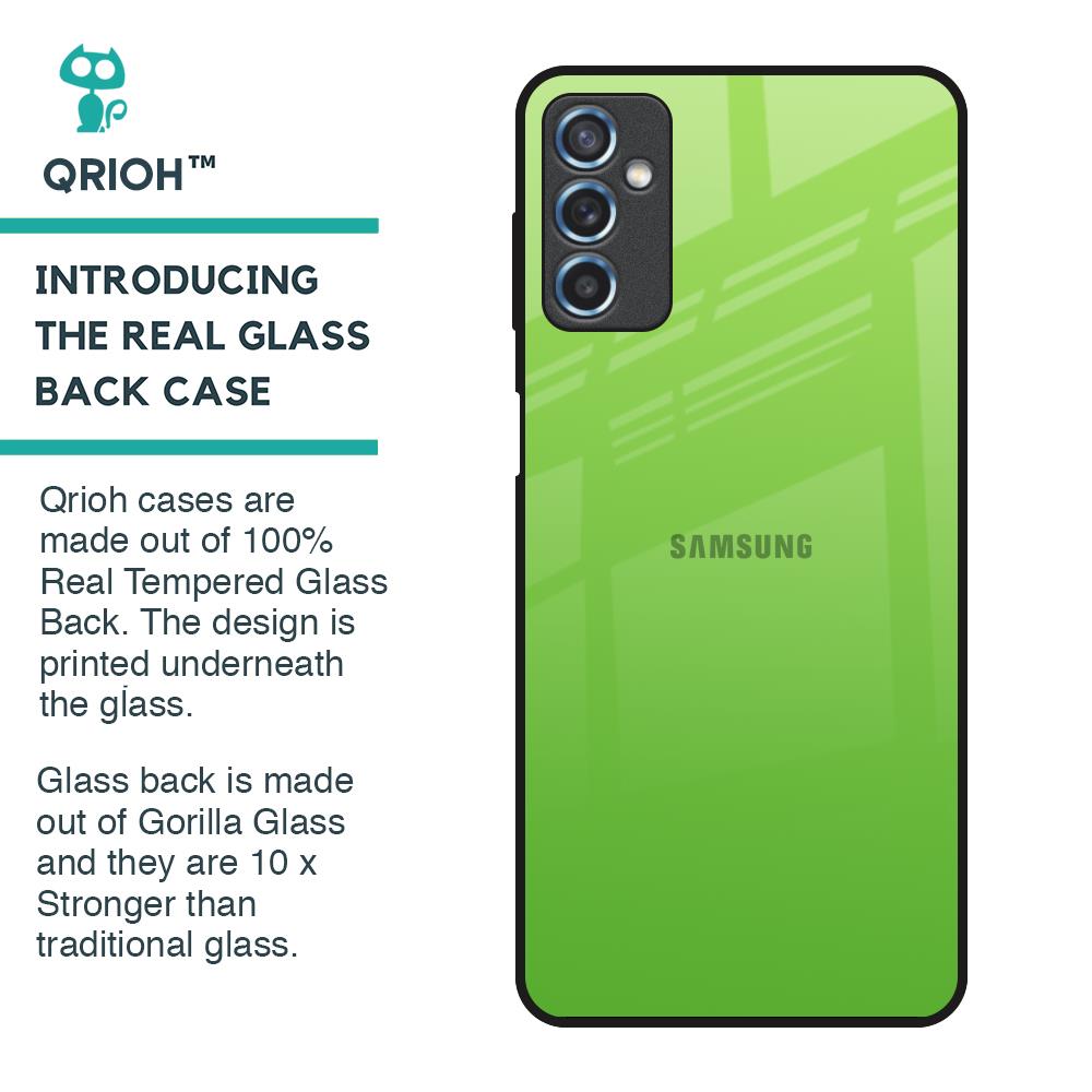 Paradise Green Glass Case For Samsung Galaxy M52 5G