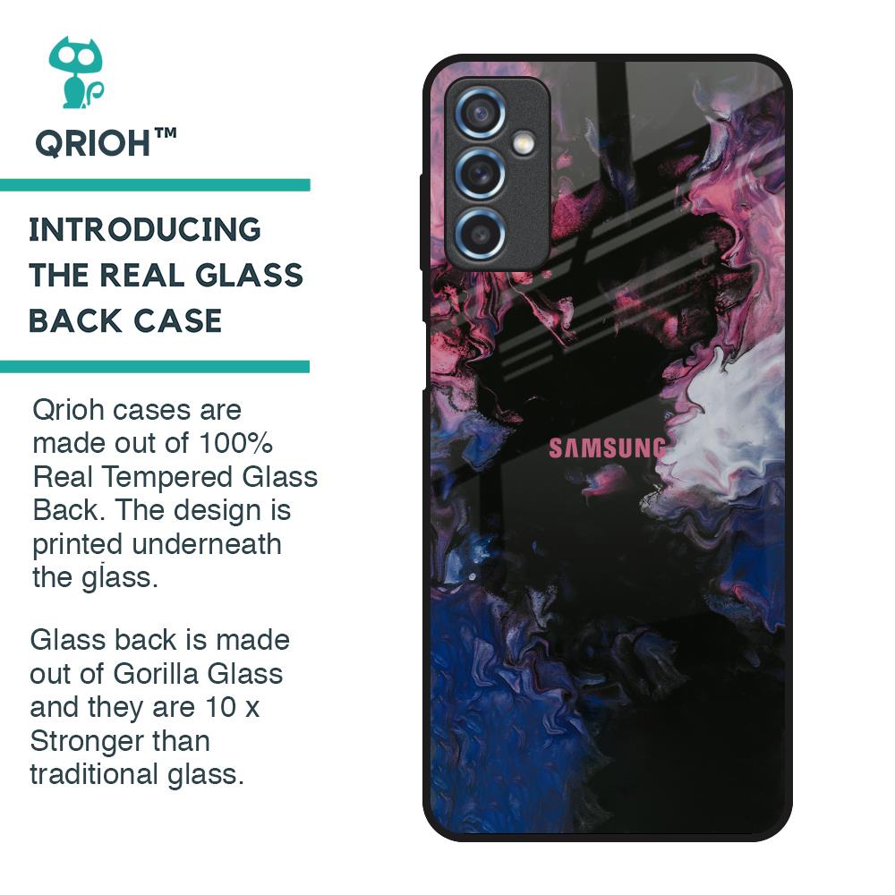 Smudge Brush Glass case for Samsung Galaxy M52 5G