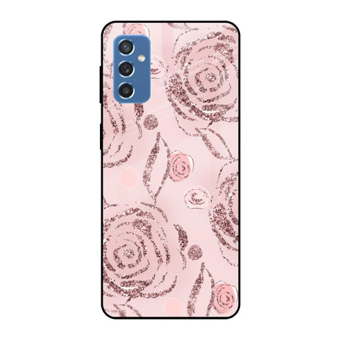 Shimmer Roses Samsung Galaxy M52 5G Glass Cases & Covers Online