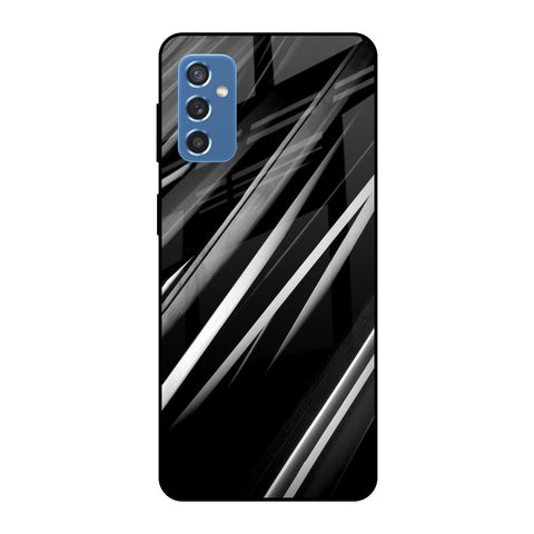 Black & Grey Gradient Samsung Galaxy M52 5G Glass Cases & Covers Online