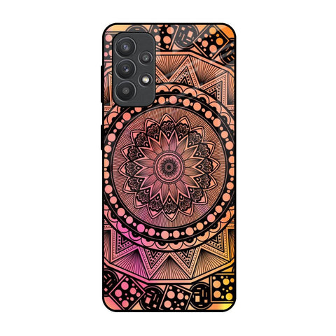 Floral Mandala Samsung Galaxy M32 5G Glass Back Cover Online