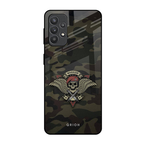 Army Warrior Samsung Galaxy M32 5G Glass Back Cover Online