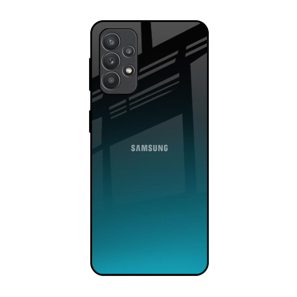Ultramarine Samsung Galaxy M32 5G Glass Back Cover Online