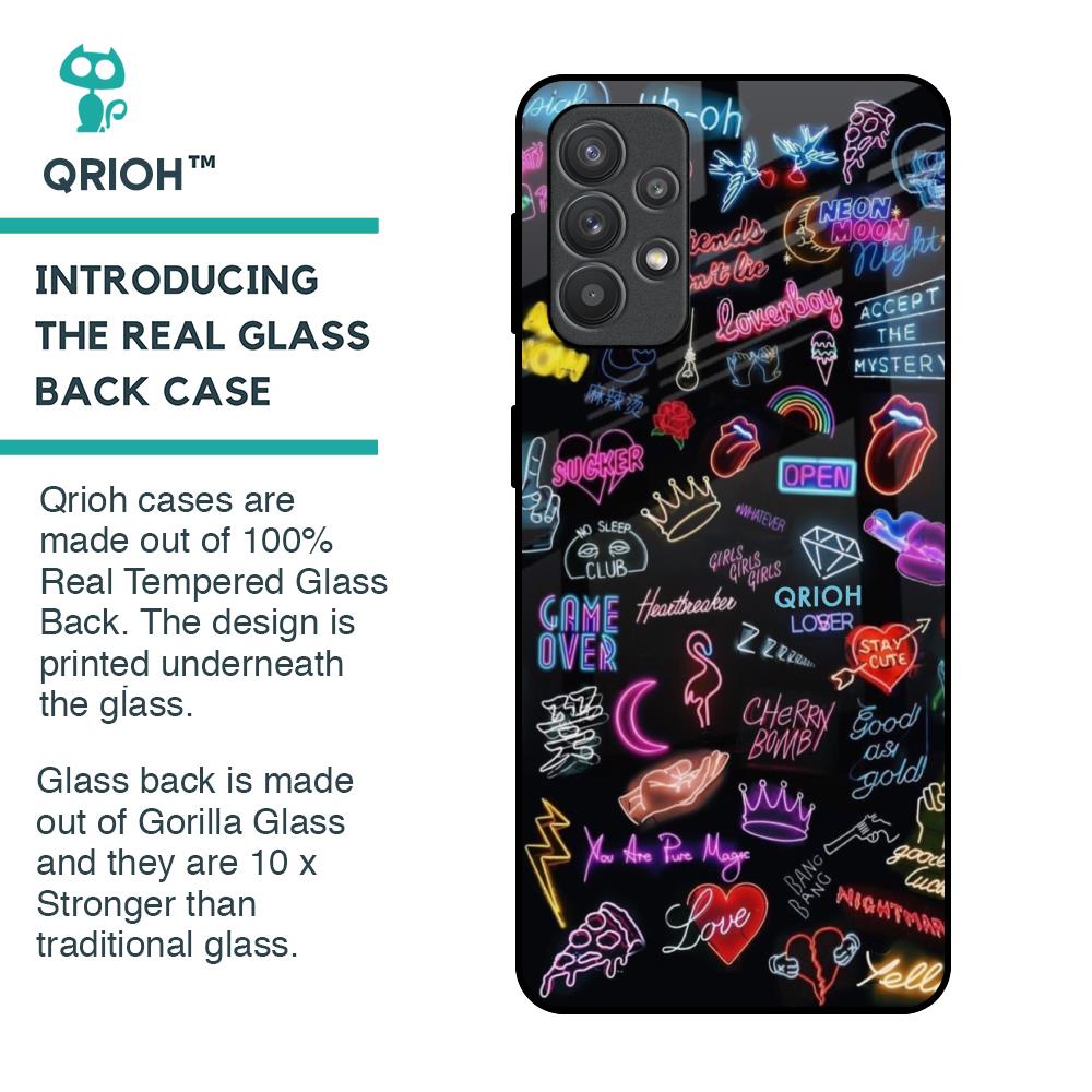 Accept The Mystery Glass Case for Samsung Galaxy M32 5G
