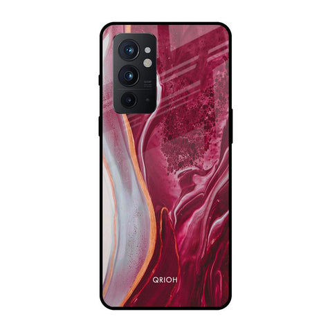 Crimson Ruby OnePlus 9RT Glass Back Cover Online
