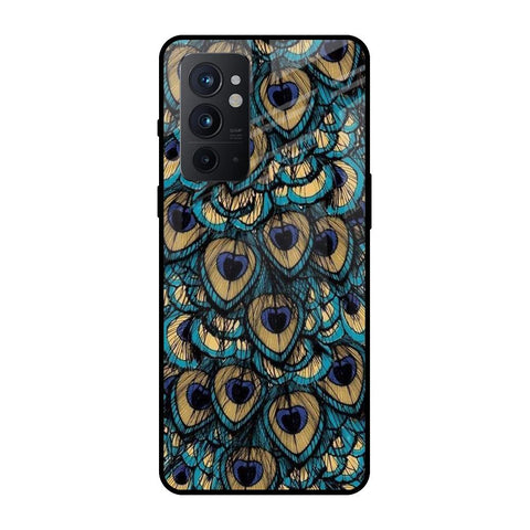 Peacock Feathers OnePlus 9RT Glass Cases & Covers Online