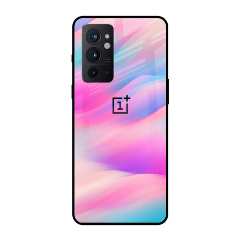 Colorful Waves OnePlus 9RT Glass Cases & Covers Online