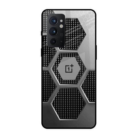 Hexagon Style OnePlus 9RT Glass Back Cover Online