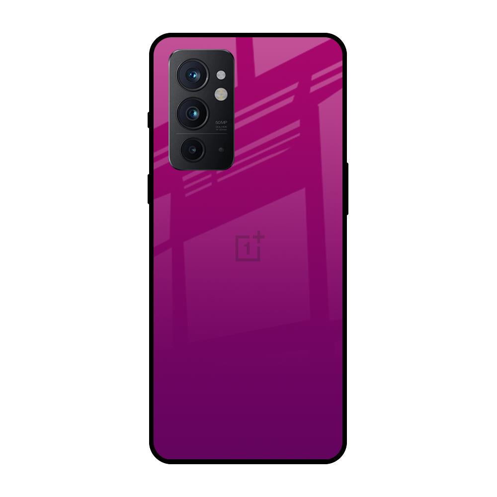 Magenta Gradient OnePlus 9RT Glass Back Cover Online