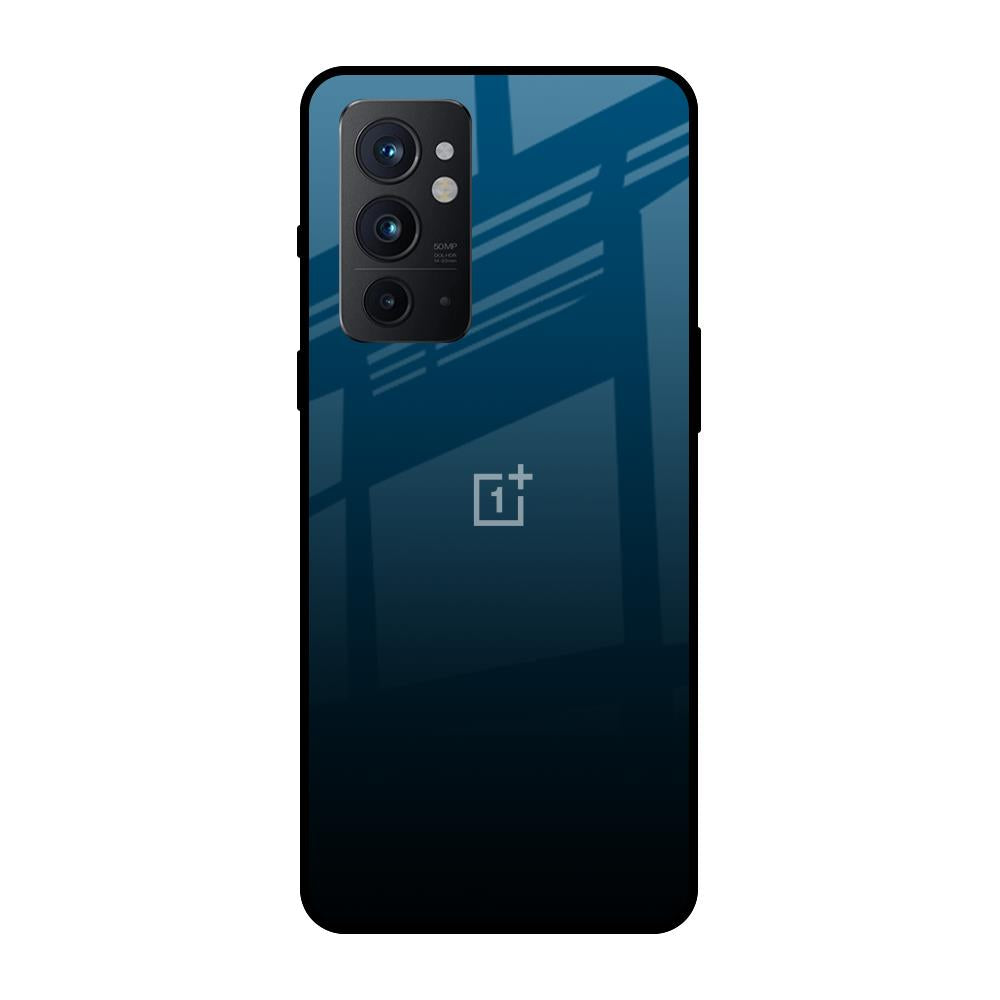 Sailor Blue OnePlus 9RT Glass Back Cover Online