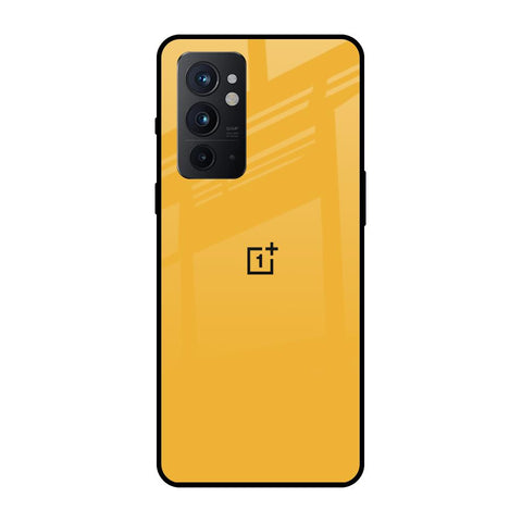 Fluorescent Yellow OnePlus 9RT Glass Back Cover Online