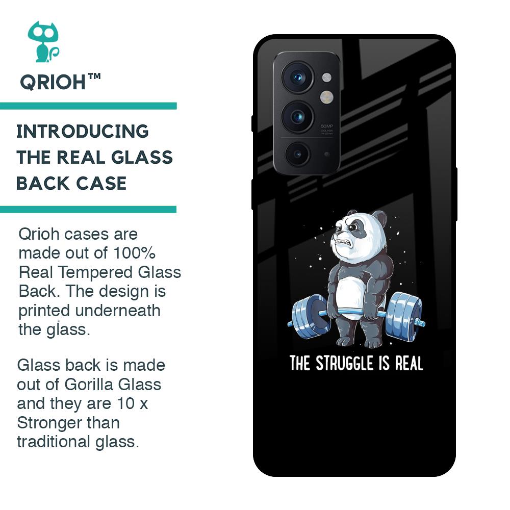 Real Struggle Glass Case for OnePlus 9RT
