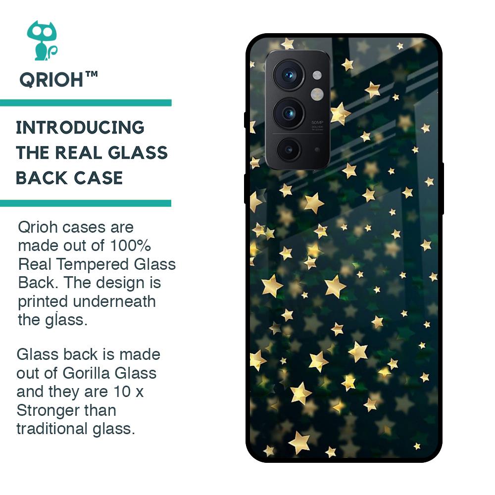 Dazzling Stars Glass Case For OnePlus 9RT