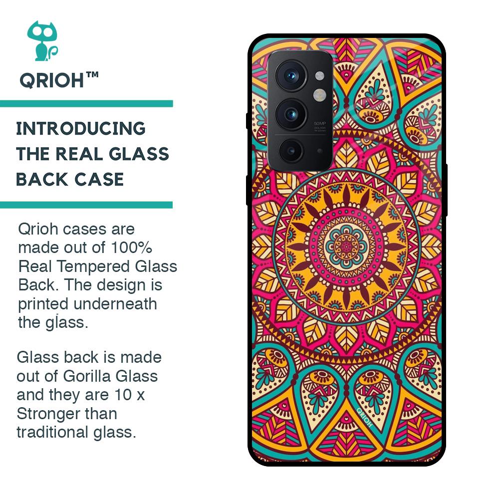 Elegant Mandala Glass Case for OnePlus 9RT