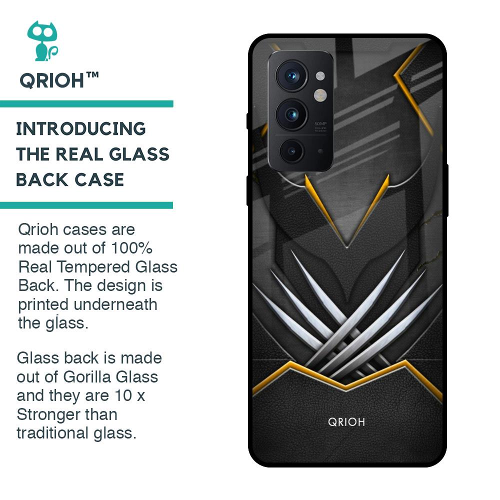 Black Warrior Glass Case for OnePlus 9RT