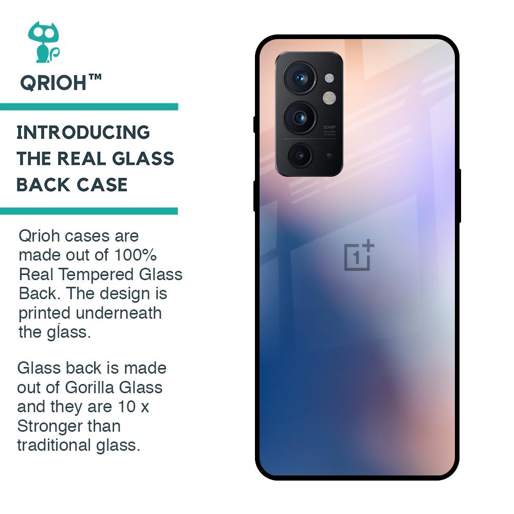 Blue Mauve Gradient Glass Case for OnePlus 9RT
