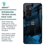 Polygonal Blue Box Glass Case For OnePlus 9RT