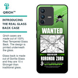 Zoro Wanted Glass Case for Vivo V23 Pro 5G