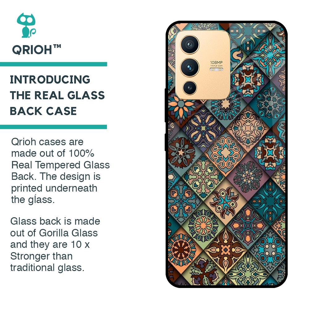 Retro Art Glass case for Vivo V23 Pro 5G