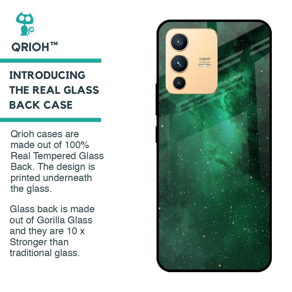 Emerald Firefly Glass Case For Vivo V23 Pro 5G