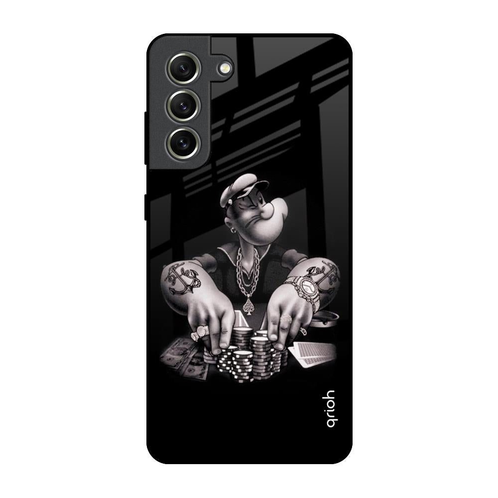 Gambling Problem Samsung Galaxy S21 FE 5G Glass Back Cover Online